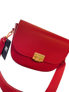 BOLSO DE PIEL ROJO