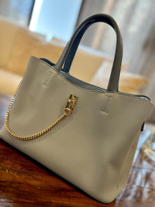 BOLSO CADENA  CELESTE